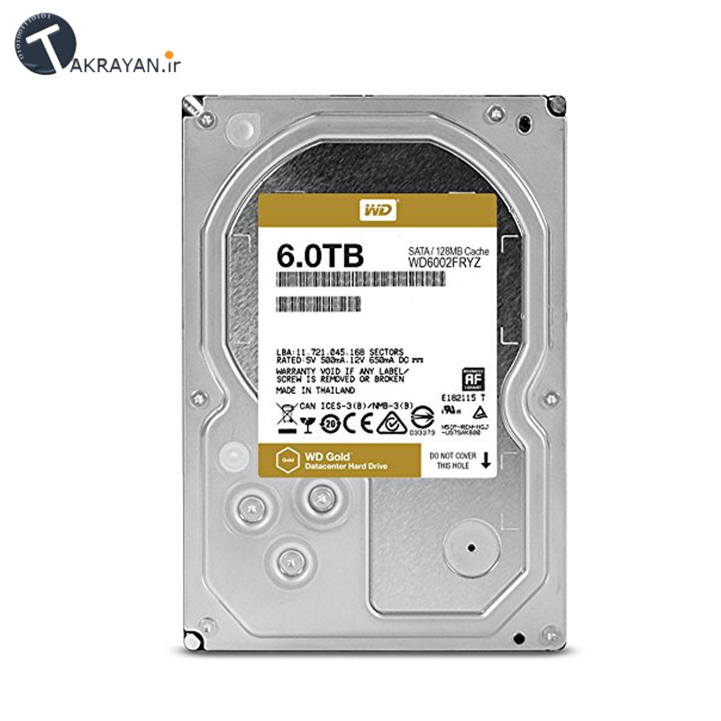 WD Gold 6TB 128MB Buffer HDD